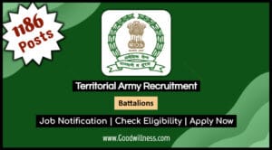 Territorial Army Recruitment 2025