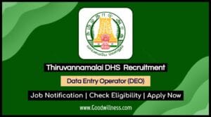 Thiruvannamalai DHS Recruitment 2025