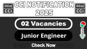 CCI Job Recruitment 2025