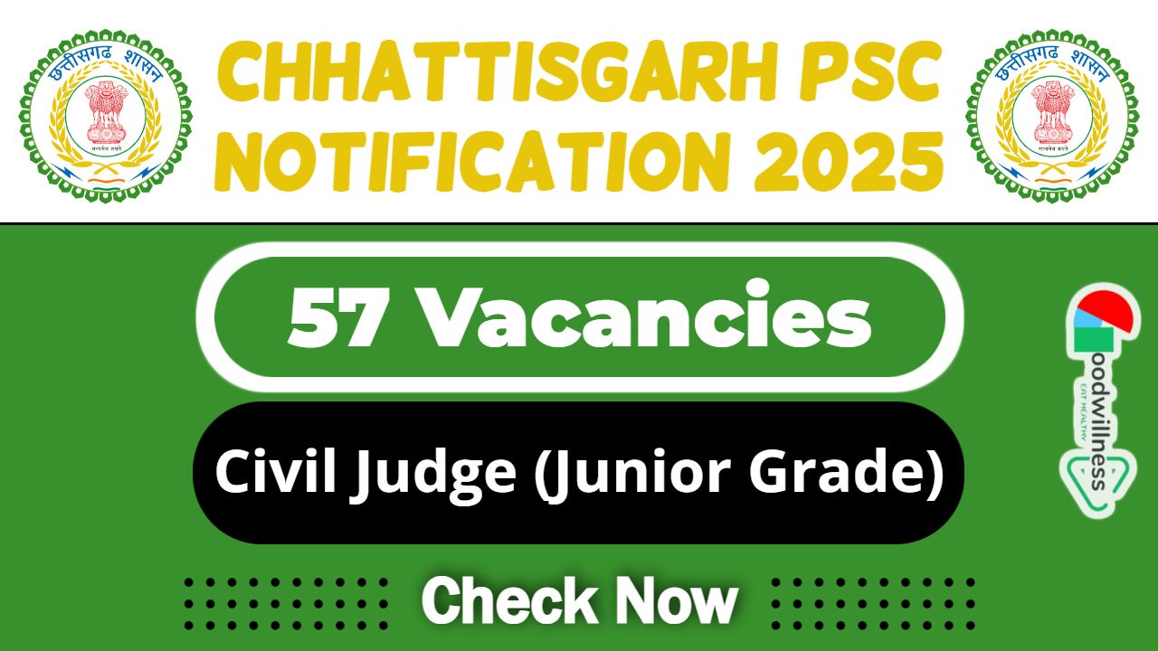 Chhattisgarh PSC Job Recruitment 2025