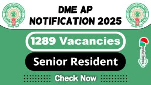 DME Andhra Pradesh Job Recruitment 2025