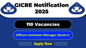 GICRE Job Recruitment 2025