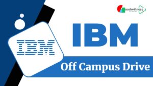 IBM Consultant Off Campus Job 2025