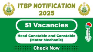 ITBP Job Recruitment 2025