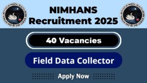 NIMHANS Job Recruitment 2025