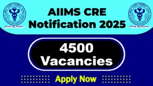 AIIMS CRE Job Recruitment 2025