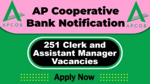 Andhra Pradesh Cooperative Bank APCOB Job 2025