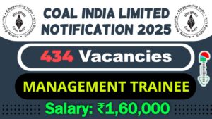 COAL INDIA LIMITED CIL Recruitment 2025