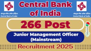 Central Bank of India Recruitment 2025