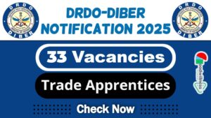 DRDO DIBER Job Recruitment 2025