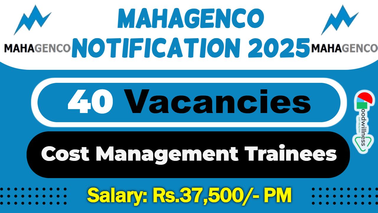 MAHAGENCO Recruitment 2025