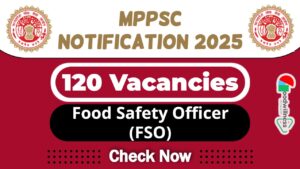 MPPSC FSO Job Recruitment 2025