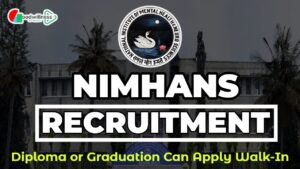 NIMHANS Job Recruitment 2025