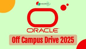 Oracle Off Campus Hiring 2025