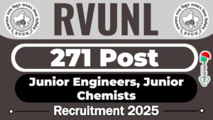 RVUNL JE Recruitment 2025