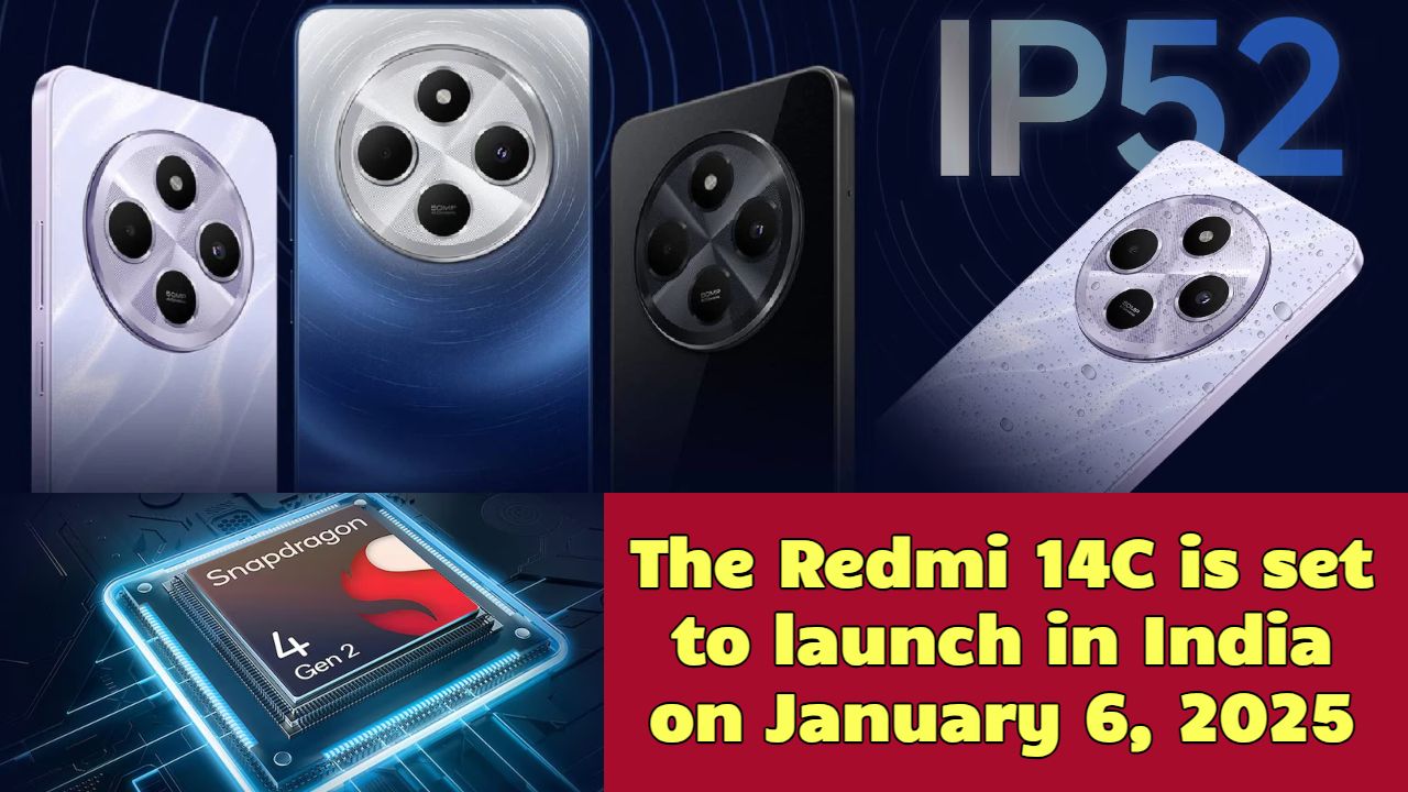 The Redmi 14C is set to launch in India on January 6 2025 Budget Segment Upcoming Smartphone