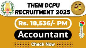 Theni DCPU Job Recruitment 2025