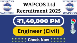 WAPCOS Limited Job Recruitment 2025