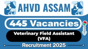 AHVD Assam Recruitment 2025