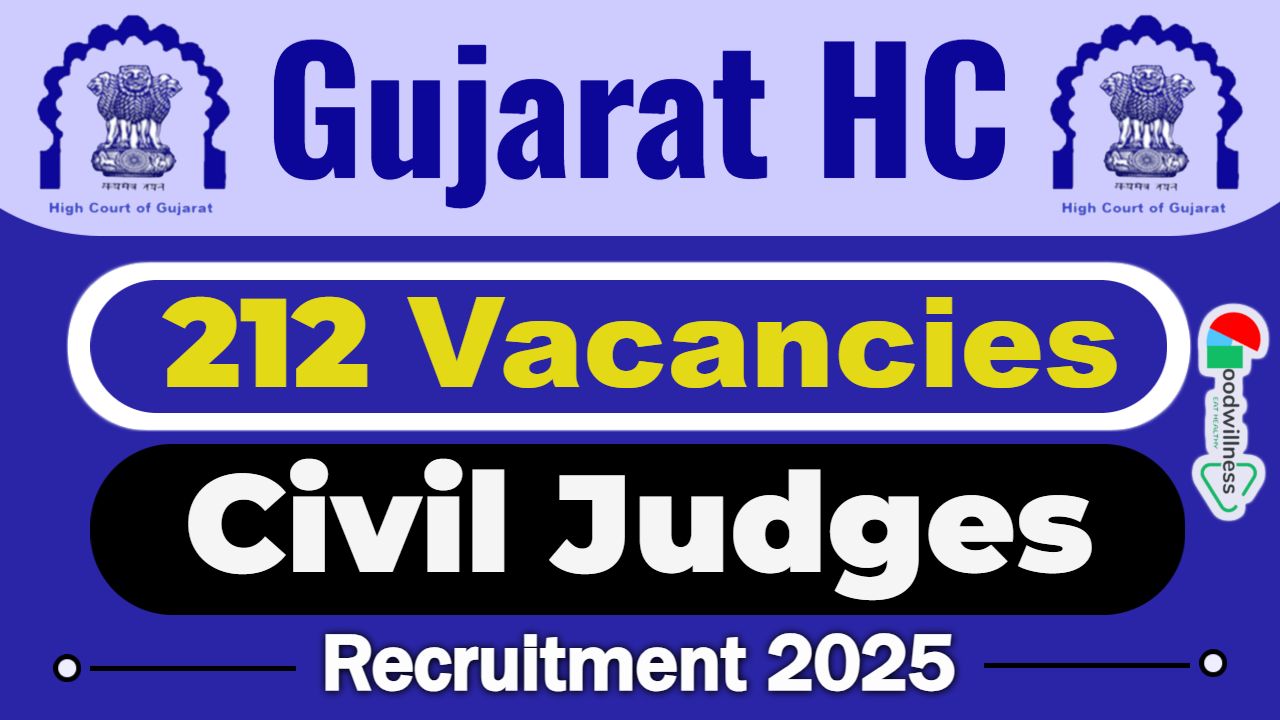 Gujarat HC Recruitment 2025