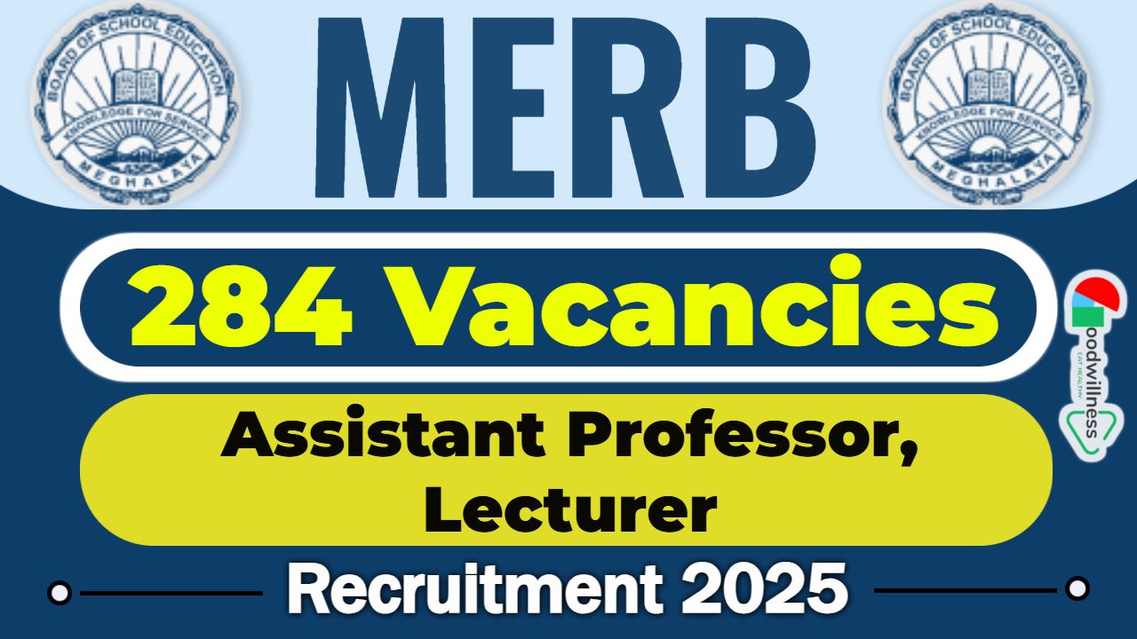 MERB Meghalaya Recruitment 2025