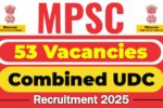 MPSC UDC Recruitment 2025