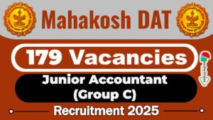 Mahakosh DAT Recruitment 2025