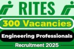 RITES Engineering Professionals Career 2025