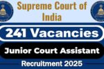 Supreme Court of India SCI Recruitment 2025