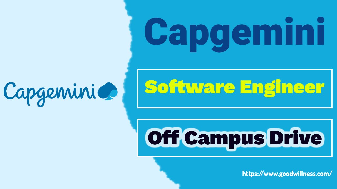 Capgemini Off Campus Drive 2025 1