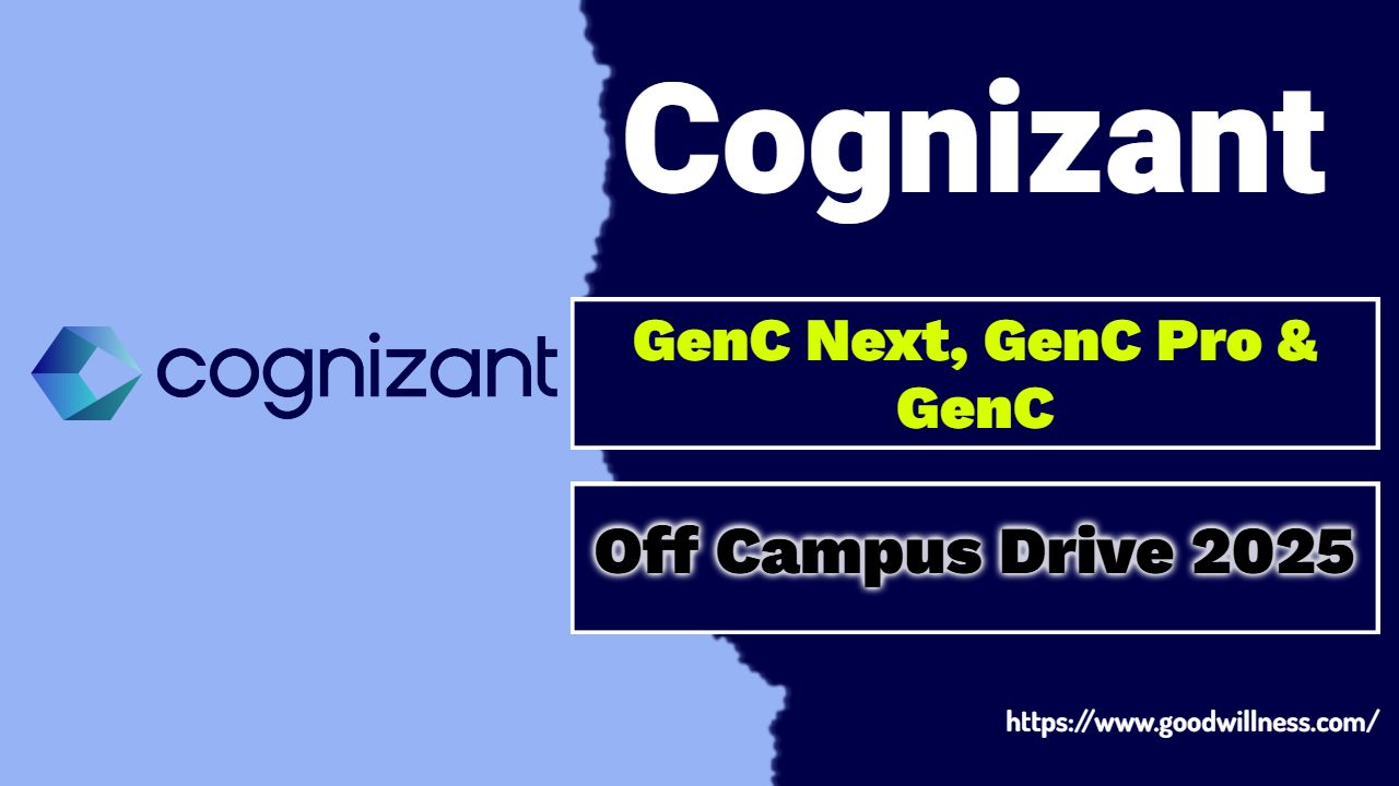 Cognizant Off Campus Recruitment 2025