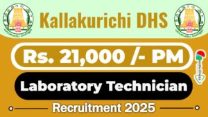 Kallakurichi DHS Recruitment 2025