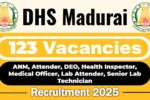 Madurai DHS Recruitment 2025